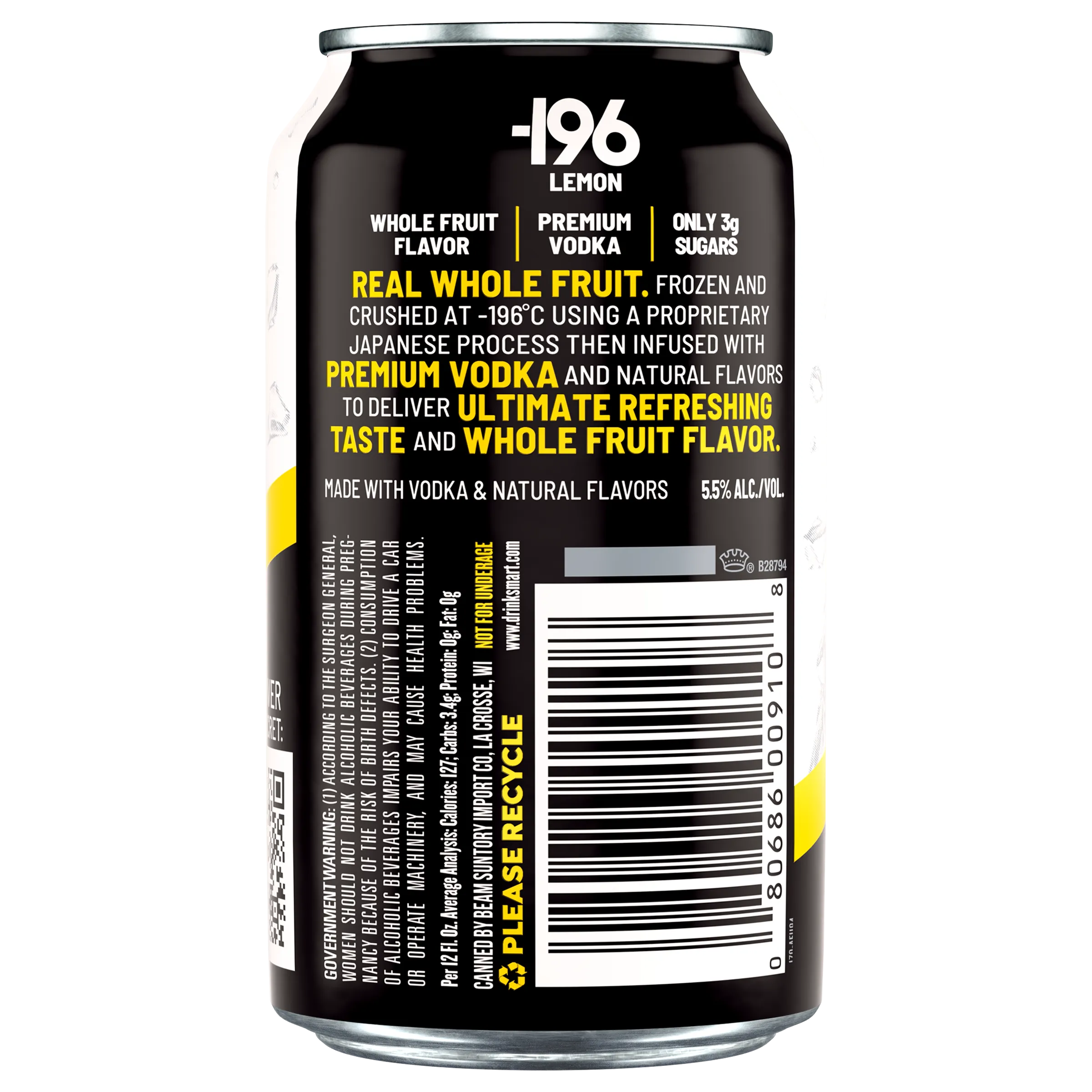 196 Vodka Seltzer Lemon | -196